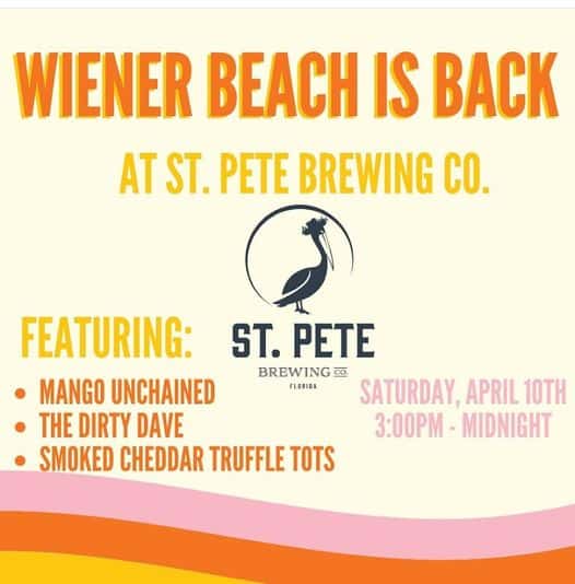 The awesome folks from @wienerbeach will be at the brewery from 3pm-midnight  th