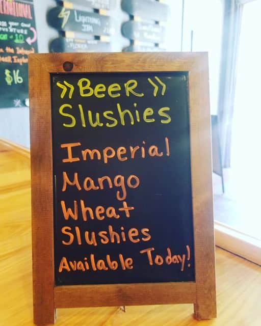 💫BEER SLUSHIES💫 The weather is just right for a beer slushie. Available starting