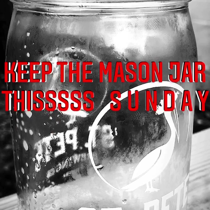 Happy SUNDAY!! – Today, when you order a pint, you get to keep the mason jar! St