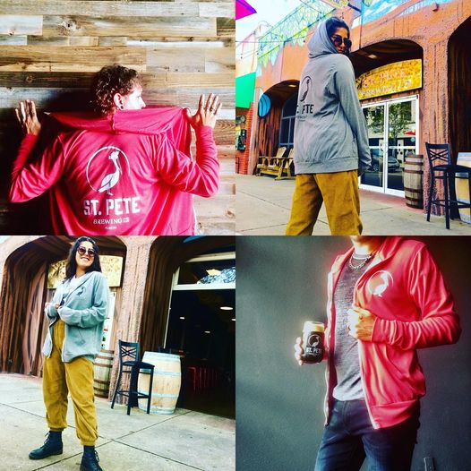 🚨 NEW MERCH ALERT! 🚨  St Pete Brewing Company hoodies are now in stock at the ta