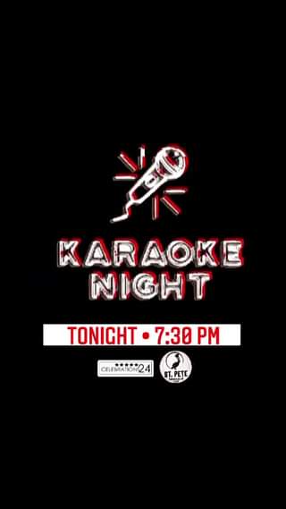 Karaoke is tonight with Celebrations 24! Stop out and sing your heart out! Alway