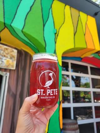 Happy Friday St Pete!! NEW on tap today is our Small Batch Blackberry/Raspberry