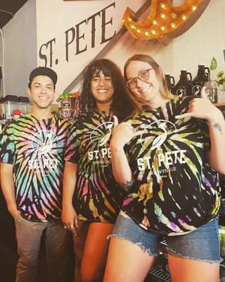 We’re almost sold out of our Aurora Tye Dye shirts. Julian, Gabí and Karina all