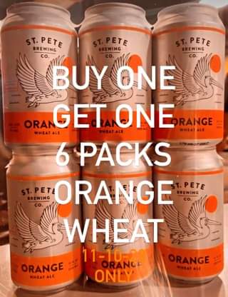 You can thank Nicole! Orange Wheat sixers are BOGO! Today ONLY!!! (11/10/22)
