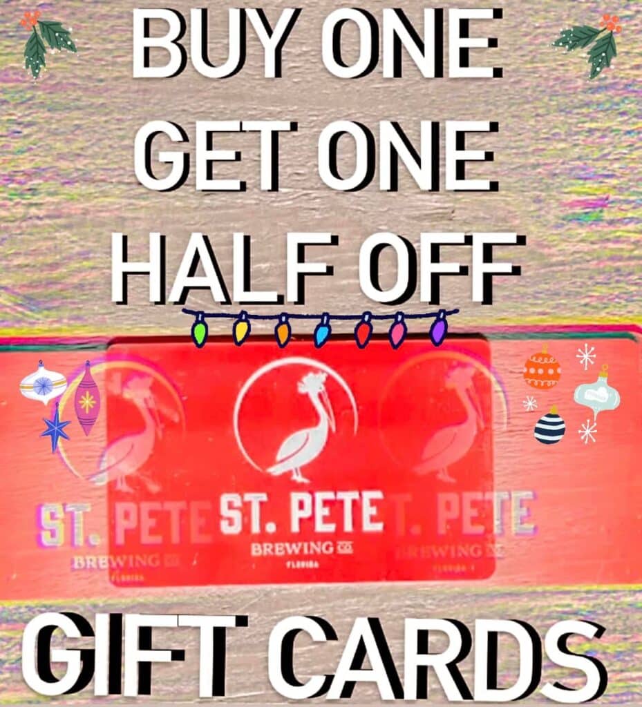 Were running our BOGO1/2off Gift Card deal every day until Christmas!