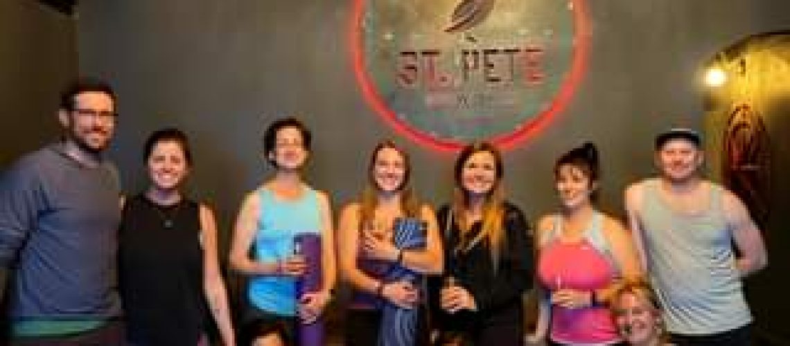 Happy Monday St Pete.  Ease in to your week with us and join us for Beer Yoga w/