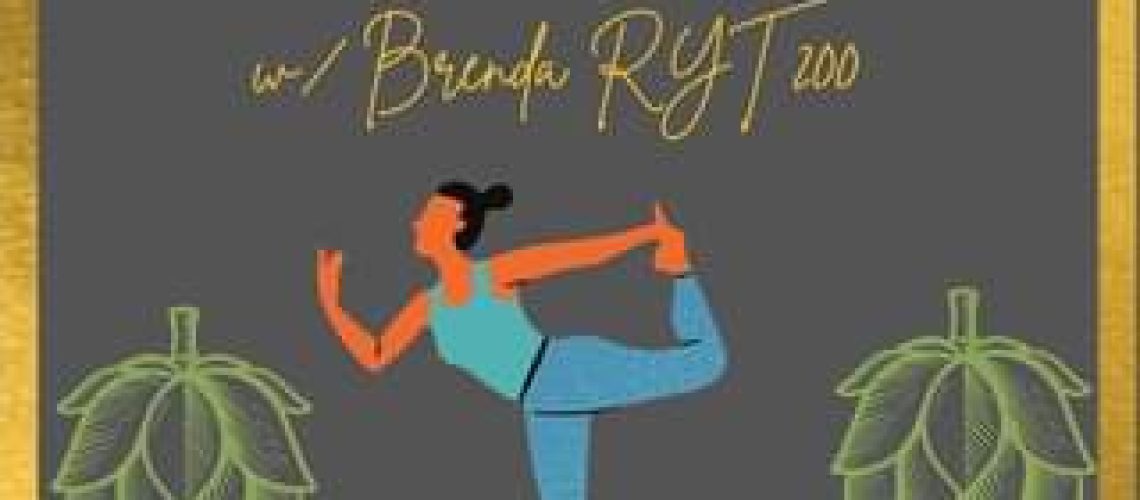 Beer Yoga w/ Brenda is tomorrow October 17th at 6:30PM ✨ Bring your mat + a frie